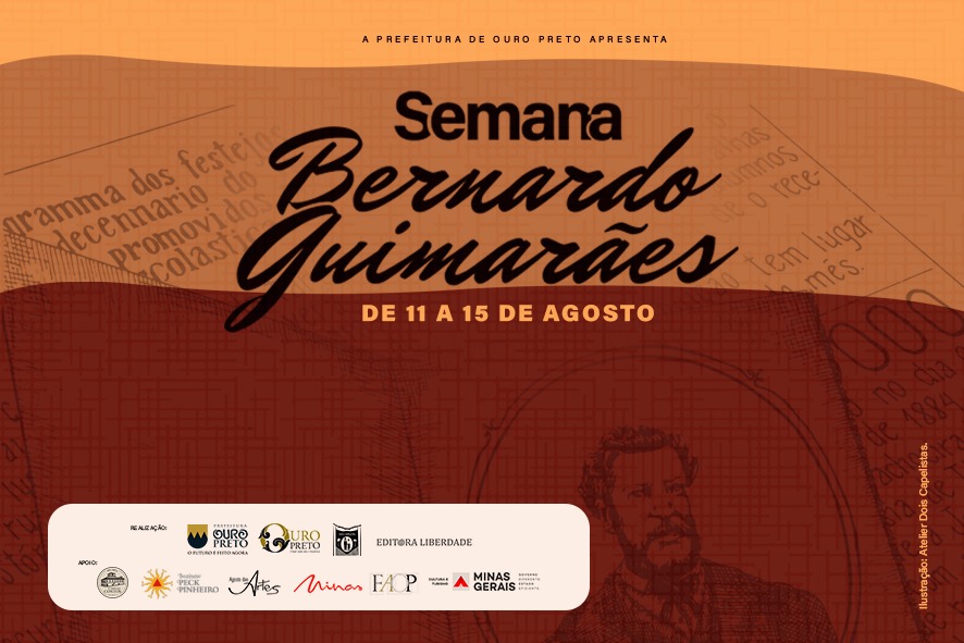 Bicentenário de Bernardo Guimarães inspira semana cultural em Ouro Preto