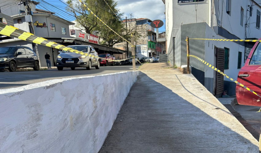 Bairro Bauxita recebe intervenções para acessibilidade da Prefeitura de Ouro Preto