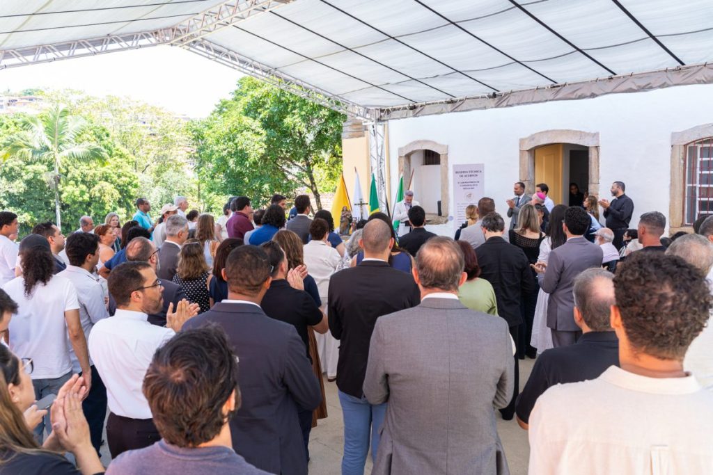 Com recursos destinados pelo MPMG, Arquidiocese de Mariana inaugura reserva técnica para restauro e preservação de acervo religioso