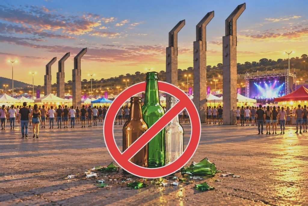 Segurança nas festas: legislação municipal proíbe a comercialização de garrafas de vidro em eventos populares de Congonhas