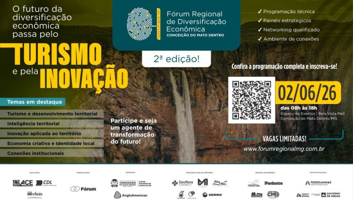 Especialistas, lideranças e instituições discutem inovação, turismo, sustentabilidade e novos caminhos para o desenvolvimento territorial no Médio Espinhaço