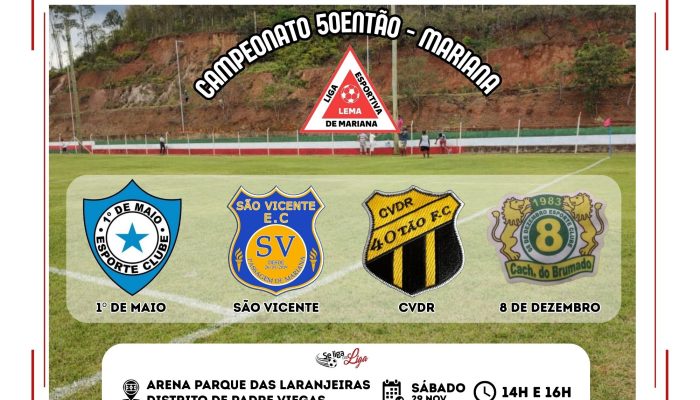 CAMPEONATO 50ENTÃO MARIANA