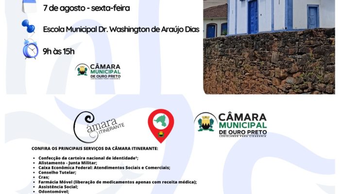 Assessoria de Comunicação e Eventos Câmara Municipal de Ouro Preto