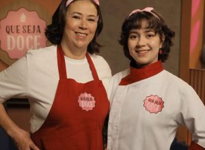 Confeiteira participou da competição ao lado da mãe, Alécia Dias; dupla será destaque no programa É de Casa, da TV Globo, neste sábado (12)