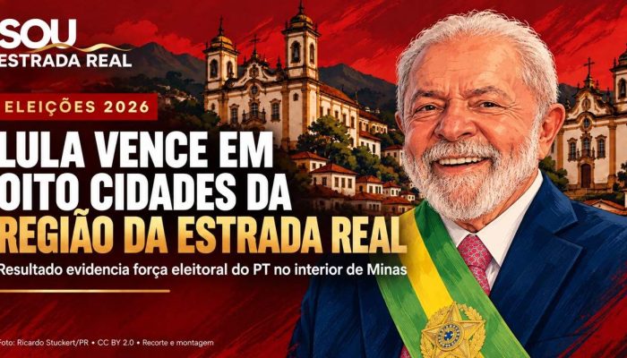 Ouro Preto e Mariana registram os maiores percentuais do petista entre os municípios do levantamento; vantagem acumulada supera 54 mil votos