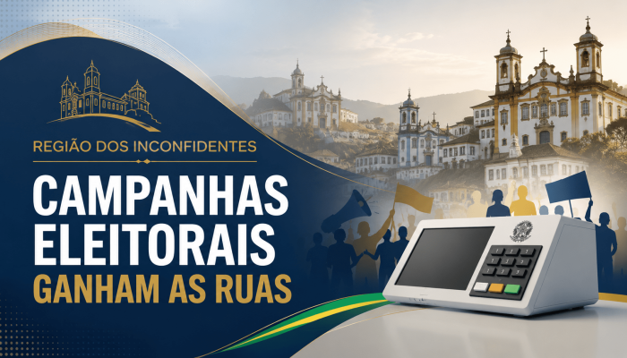 Candidatos a deputado estadual e federal intensificam agendas, encontros e ações nas redes sociais em Mariana, Ouro Preto e Itabirito.