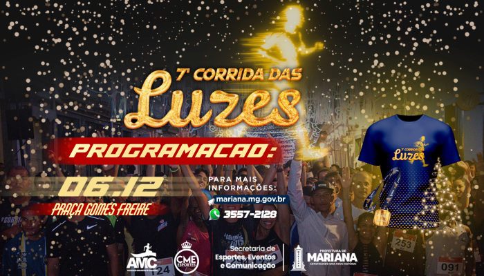 Corrida das Luzes - programação - site