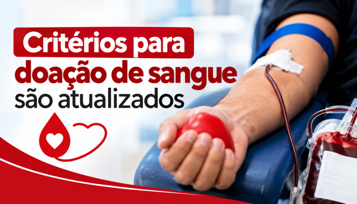 Critérios para doação de sangue atualizados