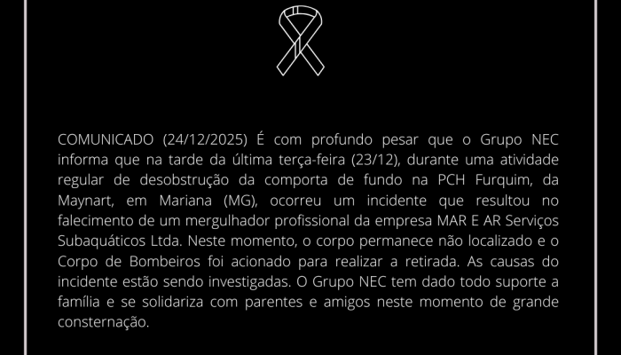 Nota de pesar Minimalista Preto e branco