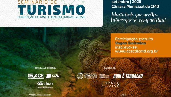 De 24 a 26 de setembro, cidade reúne setor público, iniciativa privada, empreendedores e comunidade para discutir identidade, desenvolvimento e futuro do turismo