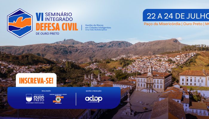Durante três dias, especialistas, gestores e agentes públicos compartilharão conhecimentos, experiências e soluções capazes de fortalecer as Defesas Civis e preparar os municípios para os desafios impostos pelas mudanças climáticas e pelos eventos extremos