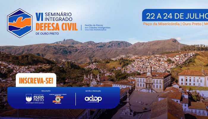 Durante três dias, especialistas, gestores e agentes públicos compartilharão conhecimentos, experiências e soluções capazes de fortalecer as Defesas Civis e preparar os municípios para os desafios impostos pelas mudanças climáticas e pelos eventos extremos