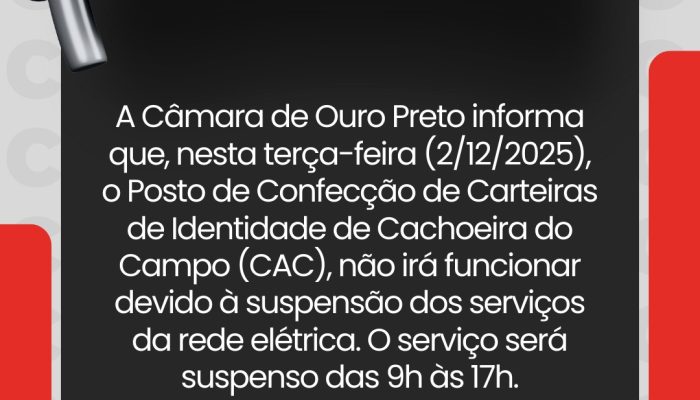 Assessoria de Comunicação e Eventos Câmara Municipal de Ouro Preto