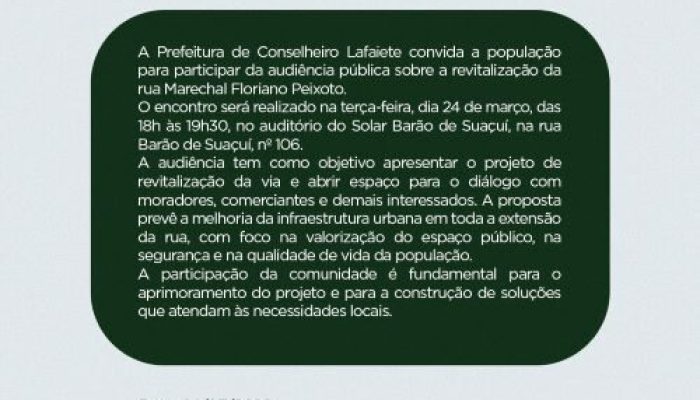 Prefeitura Municipal de Conselheiro Lafaiete