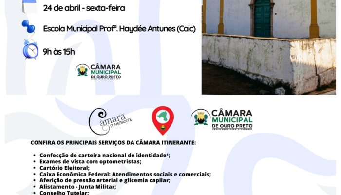 Assessoria de Comunicação e Eventos Câmara Municipal de Ouro Preto