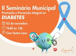 Congonhas promove II Seminário Municipal de Diabetes no dia 3 de novembro