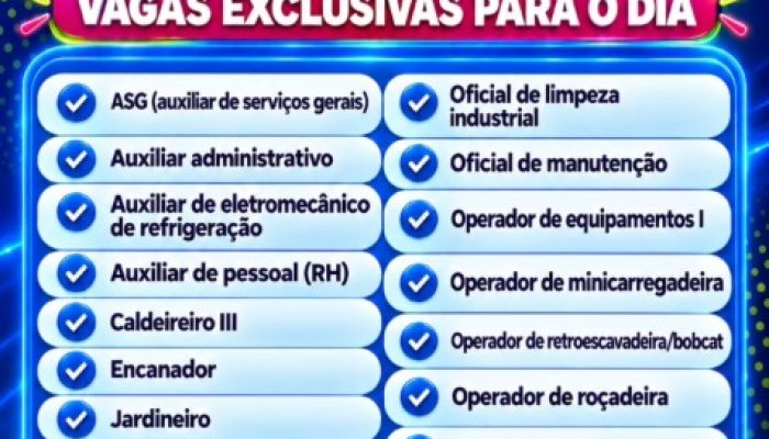 É amanhã! SINE Lafaiete recebe Dia D com o Grupo GPS e dezenas de oportunidades de emprego Publ...