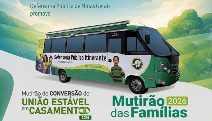 Defensoria Pública realiza mutirão de Família em Congonhas nos dias 20, 21 e 22 de outubro