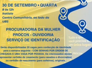 CAC Itinerante leva serviços gratuitos à comunidade de Itatiaia nesta quarta-feira Publicado em...