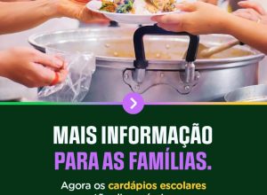 Prefeitura de Ouro Branco reforça a importância da alimentação saudável nas escolas e disponibiliza cardápios no aplicativo Conecta OB