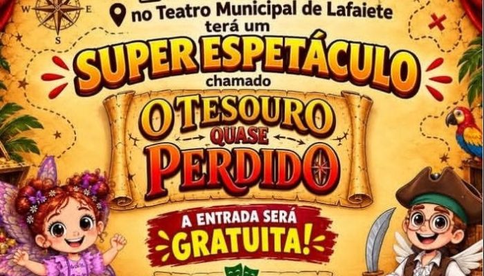 Teatro Municipal recebe neste domingo espetáculo infantil gratuito sobre segurança das criança...