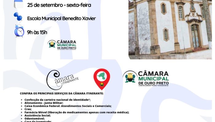 Assessoria de Comunicação e Eventos Câmara Municipal de Ouro Preto
